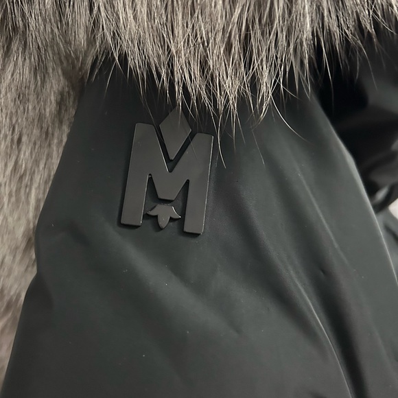 Mackage Women's Black Faux Fur Trim Jacket - Picture 4 of 5